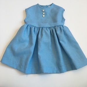 Vintage toddler girl 1960s sleeveless dress💗